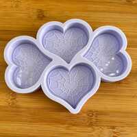 Cobweb Heart Silicone Mold - Thumbnail 2