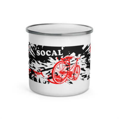 Socal enamel mug (12 oz)