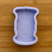 Skull Hourglass Silicone Mold - Thumbnail 2