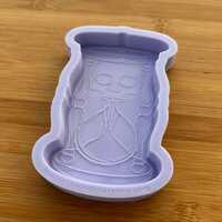 Skull Hourglass Silicone Mold - Thumbnail 4