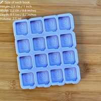 Necromancer Spell Book Silicone Mold - Thumbnail 1