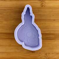 Skull Candle Silicone Mold - Thumbnail 2