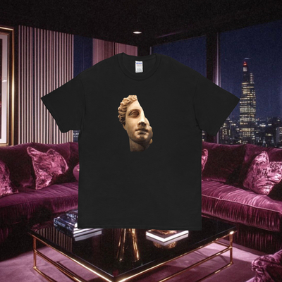 Broken Sculpture T Shirt Black