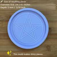 Pentagram Silicone Mold - Thumbnail 1