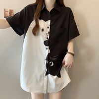 Cat print blouses - Thumbnail 6