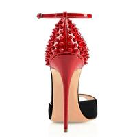 Fish mouth color matching rivet high heels 5 colors - Thumbnail 5