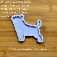 English Bull Terrier Silicone Mold - Thumbnail 1