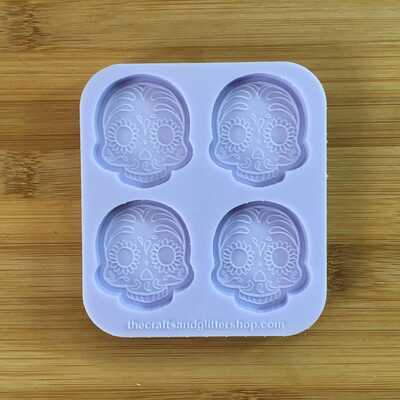 Day of the dead silicone mold - Thumbnail 1