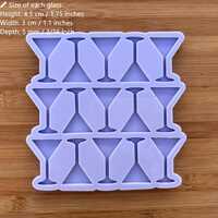 Martini Glass Silicone Mold - Thumbnail 1