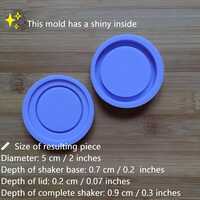 Circle Shaker with lid Silicone Mold - Thumbnail 2