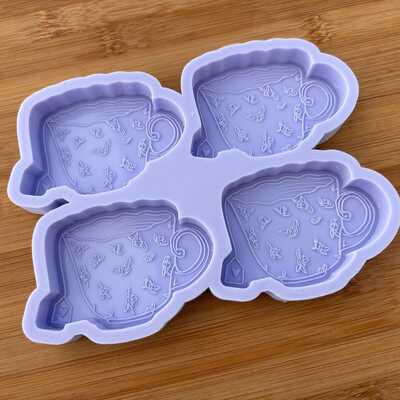 Floral Teacup Silicone Mold