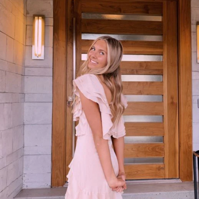 Modest a line pink v back chiffon long prom dress