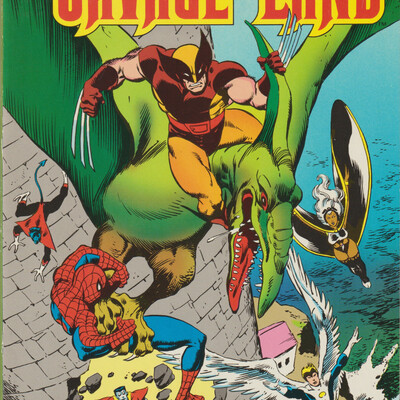 Marvel comics the savage land tpb trade (1987) spider-man x-men ka-zar