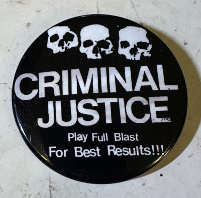 Criminal Justice Pin Badge