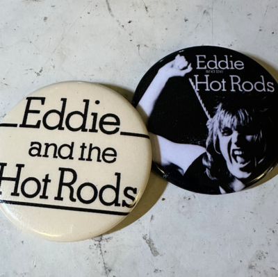 Eddie and the Hot Rods Pin Badge
