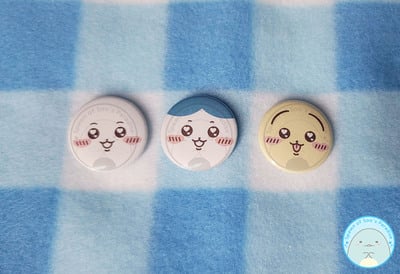 Ch!!kawa & Friends Face Buttons
