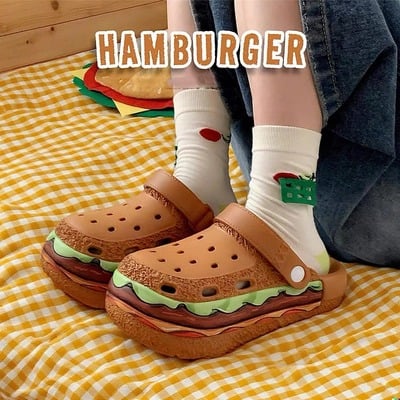 Hamburger eva slippers