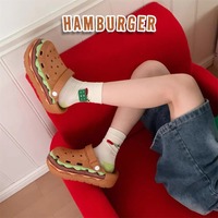 Hamburger EVA Slippers - Thumbnail 1