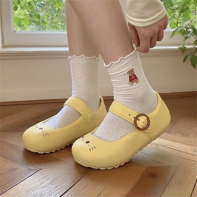 Cute cat eva sandals shoes