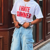 Free Shipping-I HATE SUMMER TEE - Thumbnail 1