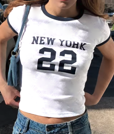 NEW YORK RINGER TEE