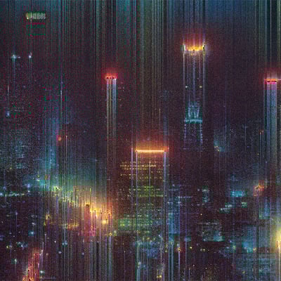 Dystopika 001 - large giclée print - 21" x 14" - Thumbnail 2