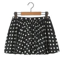 Fashionable casual high waist polka dot short skirt - Thumbnail 5