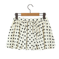 Fashionable casual high waist polka dot short skirt - Thumbnail 4