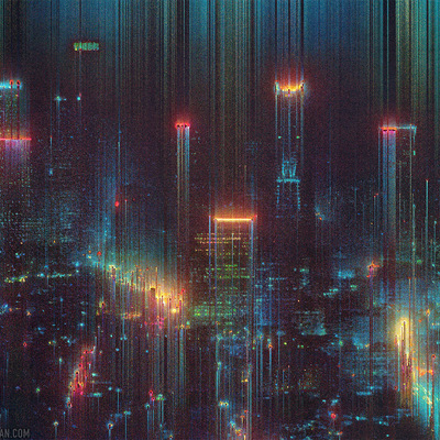 Dystopika 001 - small giclée print - 10" x 8"