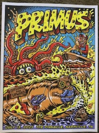  Primus Nashville poster BLUE SKY VARIENT (AP signed and numbered)