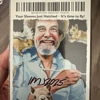 Custom Card Sleeves Good Vibes Only (Bob Ross) - Thumbnail 1