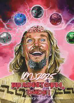 Custom Card Sleeves Brainstorm Dude