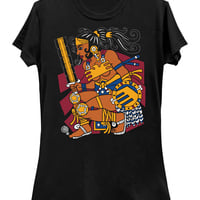 AP WW New Ladies Slim Fit T-Shirt - Thumbnail 1