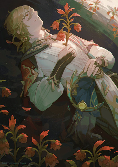 Mourning Flower (small print)