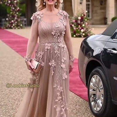 Elegant a line lace appliques mother of the bride/ groom dresses formal evening dress