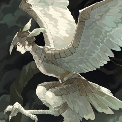 Harpy knight (small print)