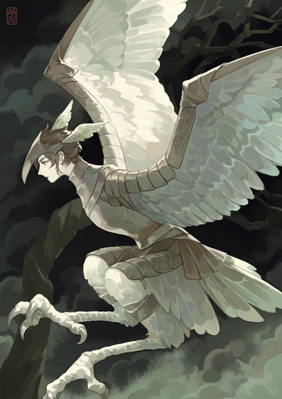 Harpy Knight (small print)