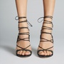 Women's lace-up high heel sandals 2 colors-1