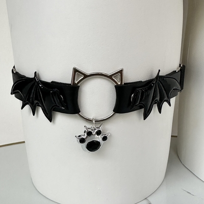 Devil wing leg ring cosplay punk sexy cat paw jk leg accessory