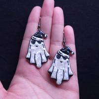 Holiday Ghost Earrings AND Magnets - Thumbnail 1