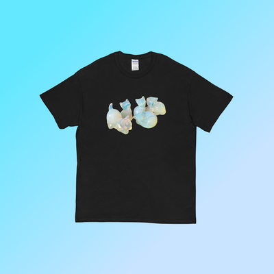 Pearl Cat Gang T Shirt Black
