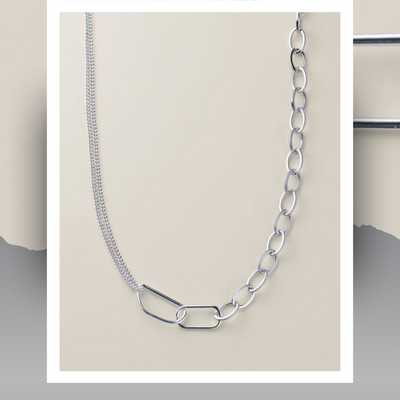 Contour links necklace