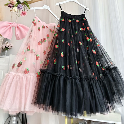 Romantic tulle midi skirt holiday outfit women black midi tulle skirt wedding party skirt plus size custom