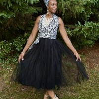 Garden Party Halter Tulle Dress - Thumbnail 2