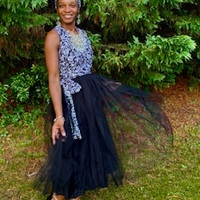 Garden Party Halter Tulle Dress - Thumbnail 3