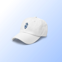 China Pattern Heart Baseball Cap White - Thumbnail 1