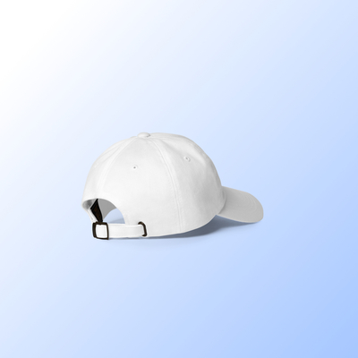 China pattern heart baseball cap white