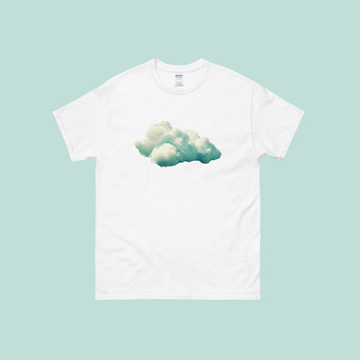 Pastel summer be a cloud t shirt white