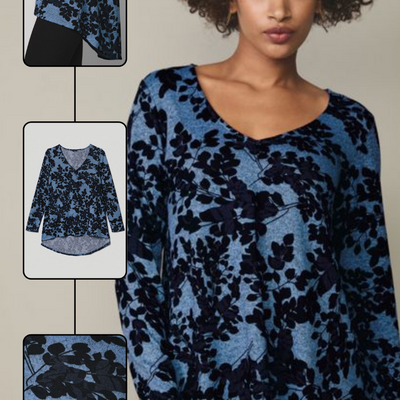 Black print pullover - final sale - Thumbnail 2