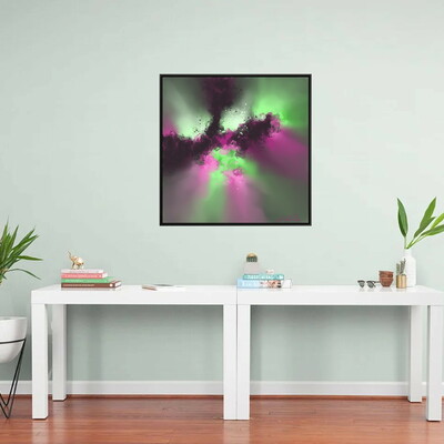 Green with envy abstract art print